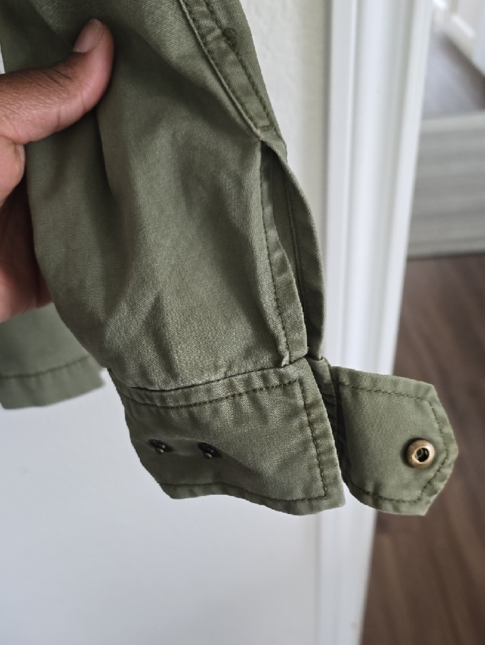 Madewell Olive Green Utility Jacket for Women - Picture 5 of 6